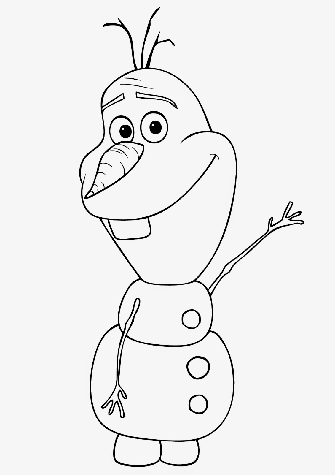 Disegno da colorare: Olaf (Film animati) #170200 - Pagine da Colorare Stampabili Gratuite