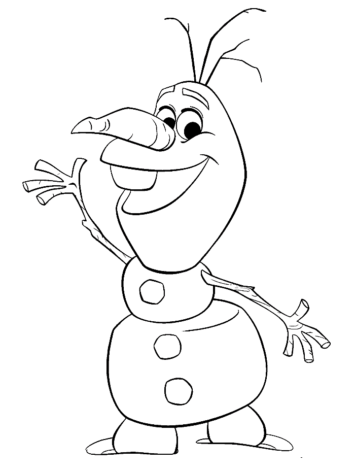 Disegno da colorare: Olaf (Film animati) #170207 - Pagine da Colorare Stampabili Gratuite