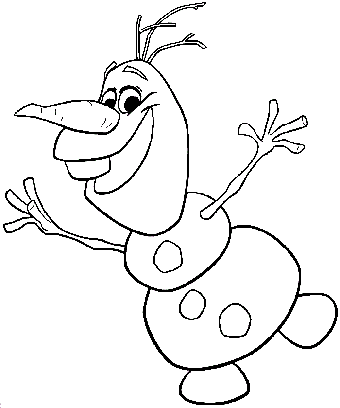 Disegno da colorare: Olaf (Film animati) #170217 - Pagine da Colorare Stampabili Gratuite