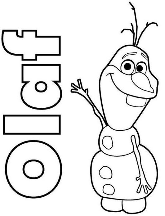 Disegno da colorare: Olaf (Film animati) #170220 - Pagine da Colorare Stampabili Gratuite