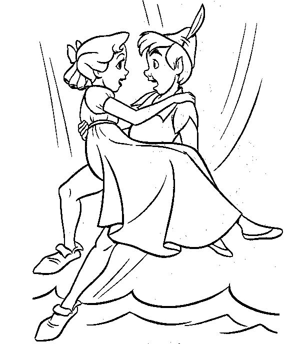 Disegno da colorare: Peter Pan (Film animati) #128855 - Pagine da Colorare Stampabili Gratuite