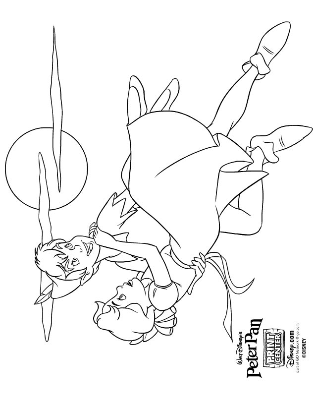 Disegno da colorare: Peter Pan (Film animati) #128877 - Pagine da Colorare Stampabili Gratuite