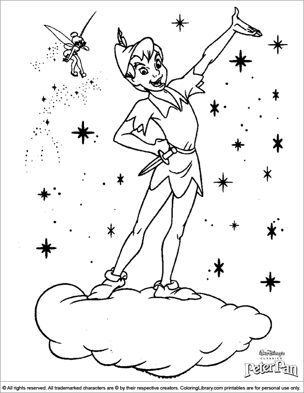 Disegno da colorare: Peter Pan (Film animati) #128951 - Pagine da Colorare Stampabili Gratuite