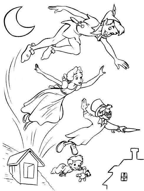 Disegno da colorare: Peter Pan (Film animati) #128962 - Pagine da Colorare Stampabili Gratuite