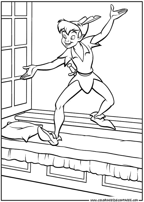 Disegno da colorare: Peter Pan (Film animati) #129083 - Pagine da Colorare Stampabili Gratuite