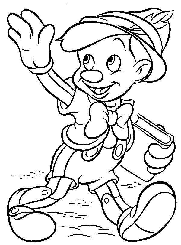 Disegno da colorare: Pinocchio (Film animati) #132304 - Pagine da Colorare Stampabili Gratuite