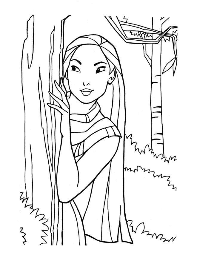 Disegno da colorare: Pocahontas (Film animati) #131331 - Pagine da Colorare Stampabili Gratuite