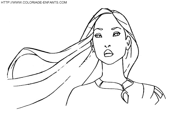 Disegno da colorare: Pocahontas (Film animati) #131359 - Pagine da Colorare Stampabili Gratuite