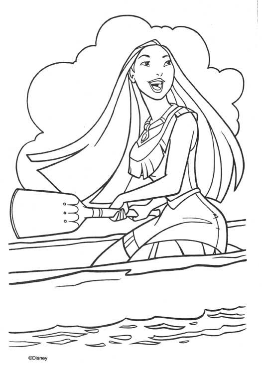 Disegno da colorare: Pocahontas (Film animati) #131360 - Pagine da Colorare Stampabili Gratuite