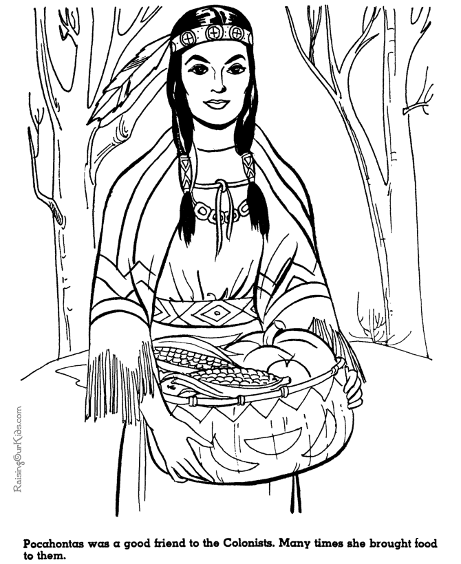 Disegno da colorare: Pocahontas (Film animati) #131380 - Pagine da Colorare Stampabili Gratuite