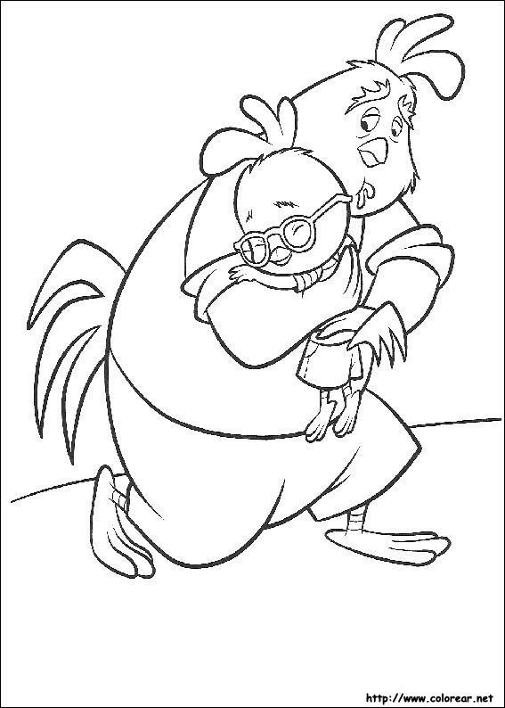 Disegno da colorare: Pollo (pollo piccolo) (Film animati) #72781 - Pagine da Colorare Stampabili Gratuite