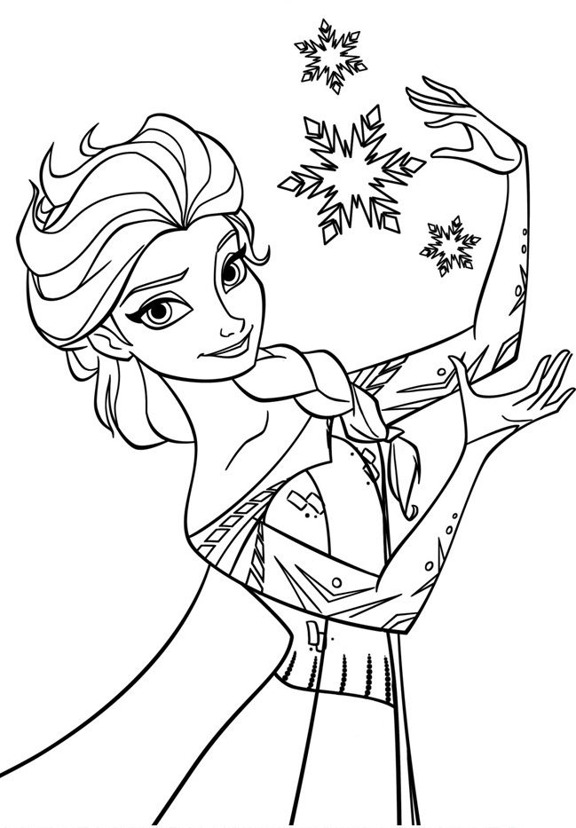 Disegno da colorare: Regina delle nevi (Film animati) #71684 - Pagine da Colorare Stampabili Gratuite