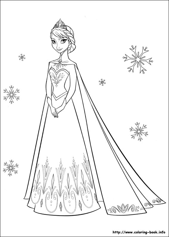 Disegno da colorare: Regina delle nevi (Film animati) #71724 - Pagine da Colorare Stampabili Gratuite