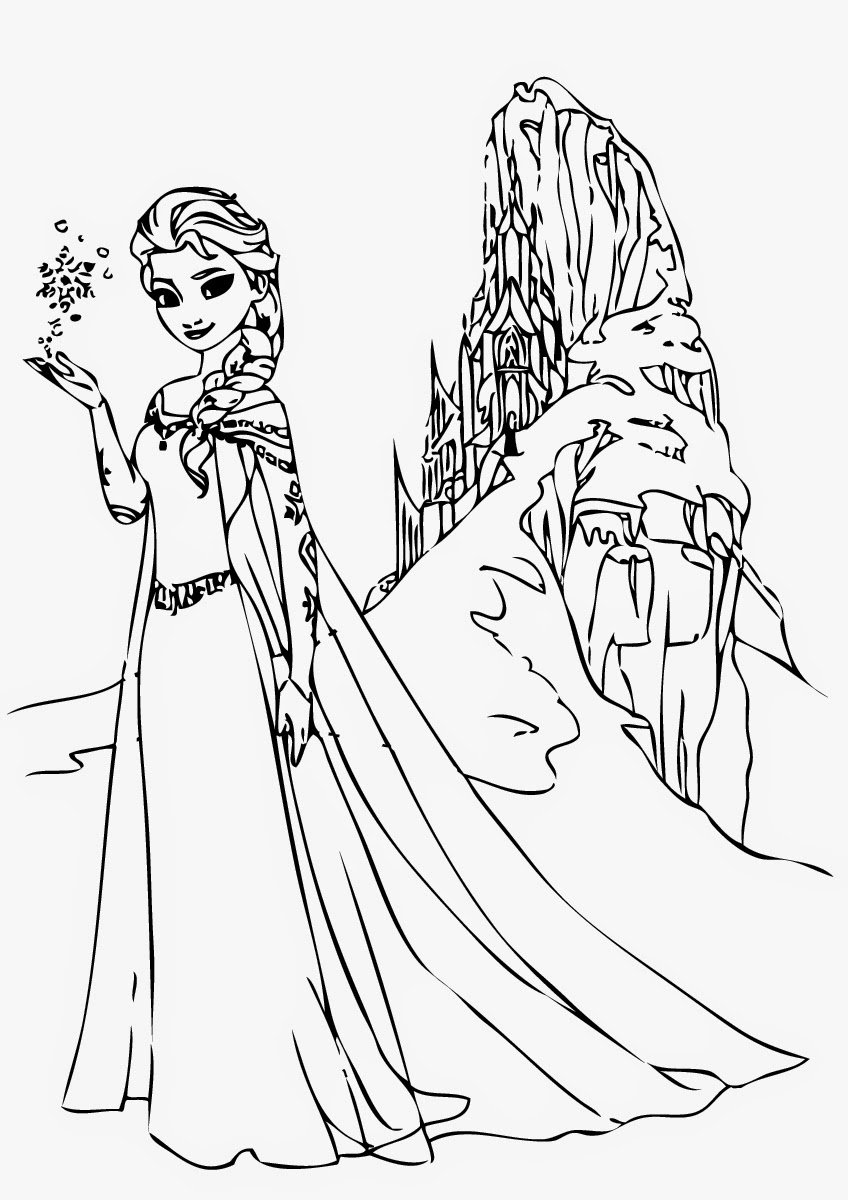 Disegno da colorare: Regina delle nevi (Film animati) #71754 - Pagine da Colorare Stampabili Gratuite