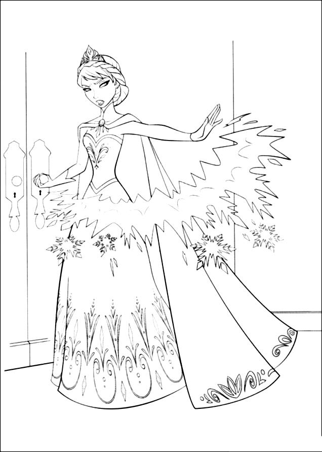 Disegno da colorare: Regina delle nevi (Film animati) #71781 - Pagine da Colorare Stampabili Gratuite