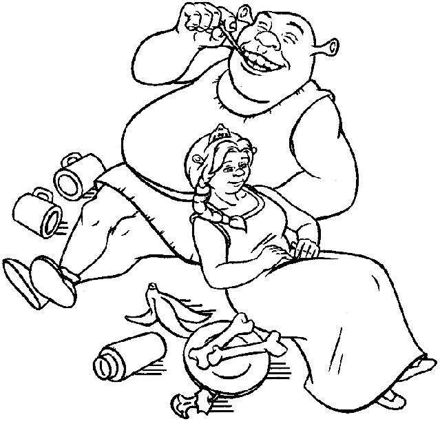 Disegno da colorare: shrek (Film animati) #115133 - Pagine da Colorare Stampabili Gratuite