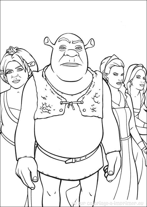 Disegno da colorare: shrek (Film animati) #115140 - Pagine da Colorare Stampabili Gratuite