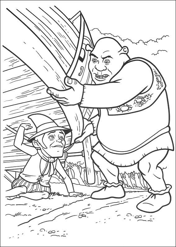 Disegno da colorare: shrek (Film animati) #115141 - Pagine da Colorare Stampabili Gratuite