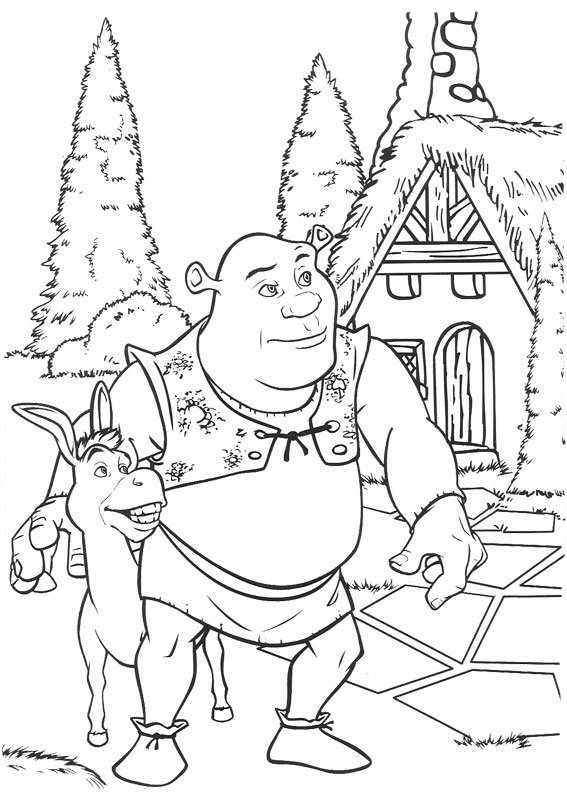 Disegno da colorare: shrek (Film animati) #115154 - Pagine da Colorare Stampabili Gratuite