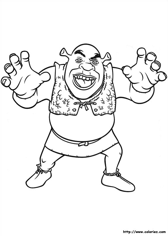 Disegno da colorare: shrek (Film animati) #115171 - Pagine da Colorare Stampabili Gratuite