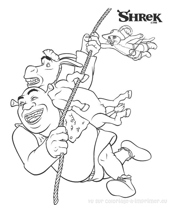 Disegno da colorare: shrek (Film animati) #115183 - Pagine da Colorare Stampabili Gratuite