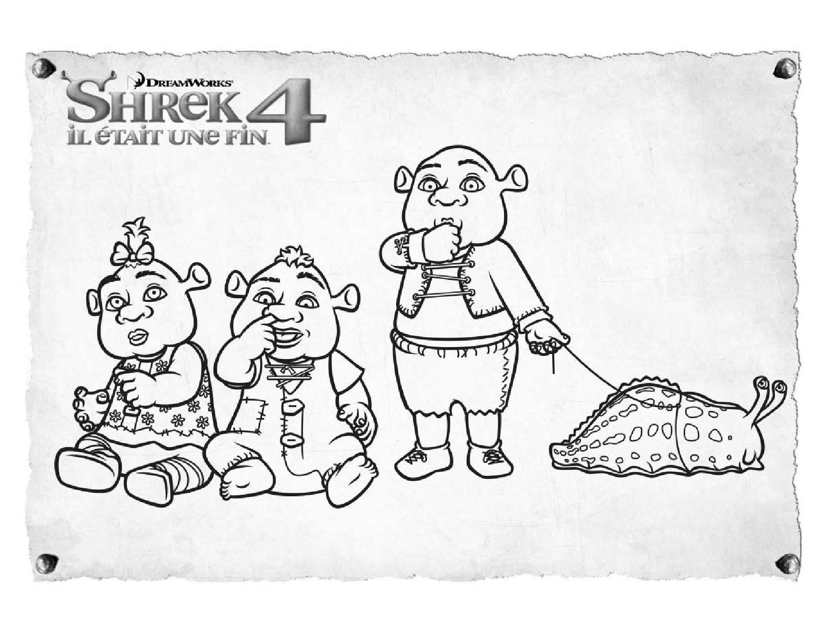 Disegno da colorare: shrek (Film animati) #115224 - Pagine da Colorare Stampabili Gratuite