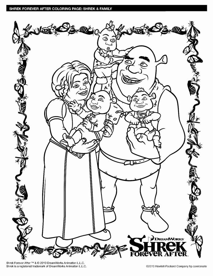 Disegno da colorare: shrek (Film animati) #115276 - Pagine da Colorare Stampabili Gratuite