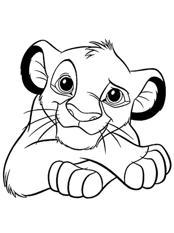 Disegno da colorare: Simba (Film animati) #169995 - Pagine da Colorare Stampabili Gratuite