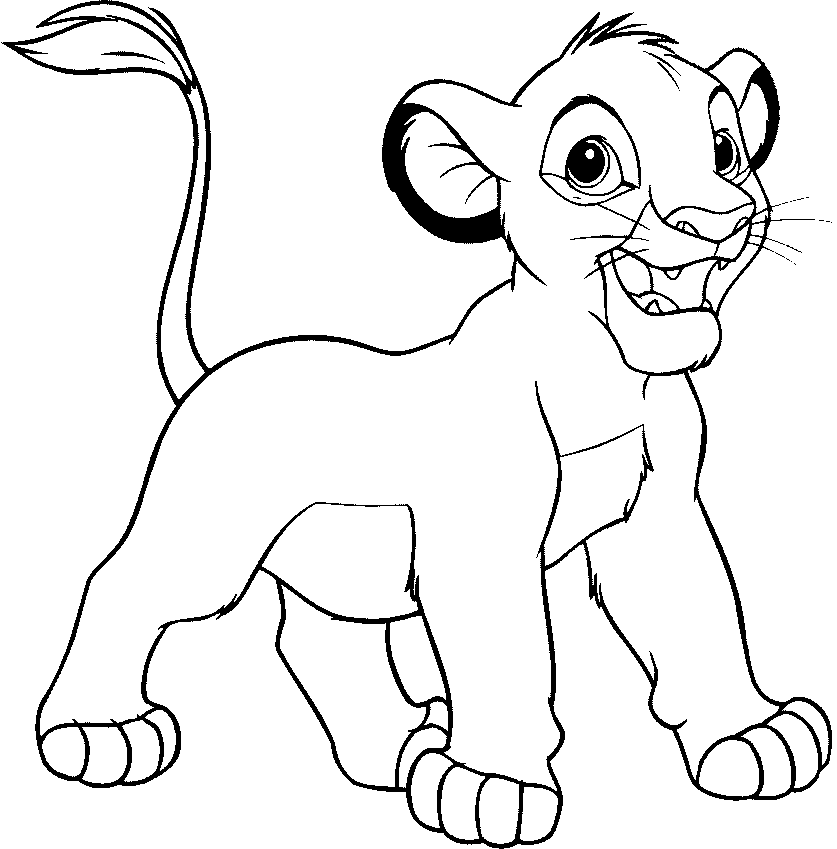 Disegno da colorare: Simba (Film animati) #169999 - Pagine da Colorare Stampabili Gratuite