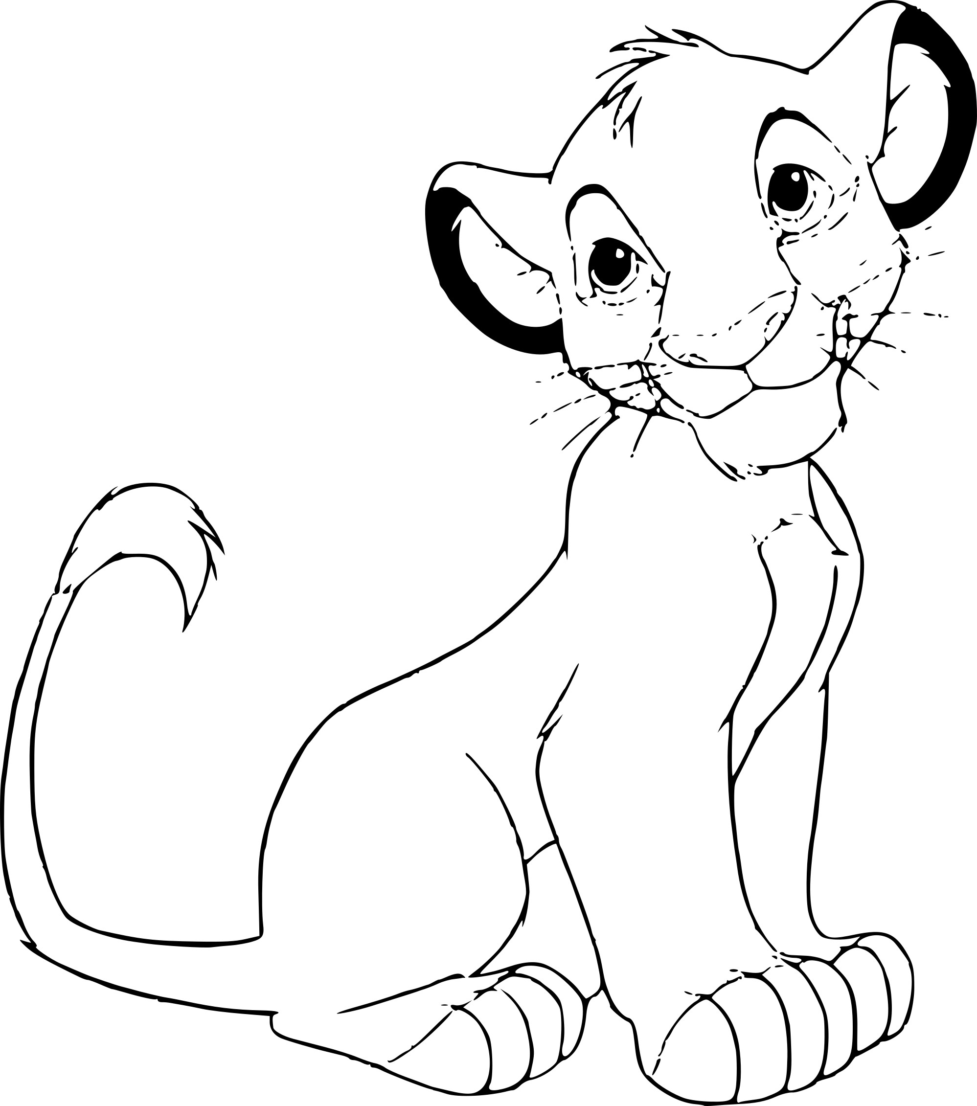 Disegno da colorare: Simba (Film animati) #170026 - Pagine da Colorare Stampabili Gratuite