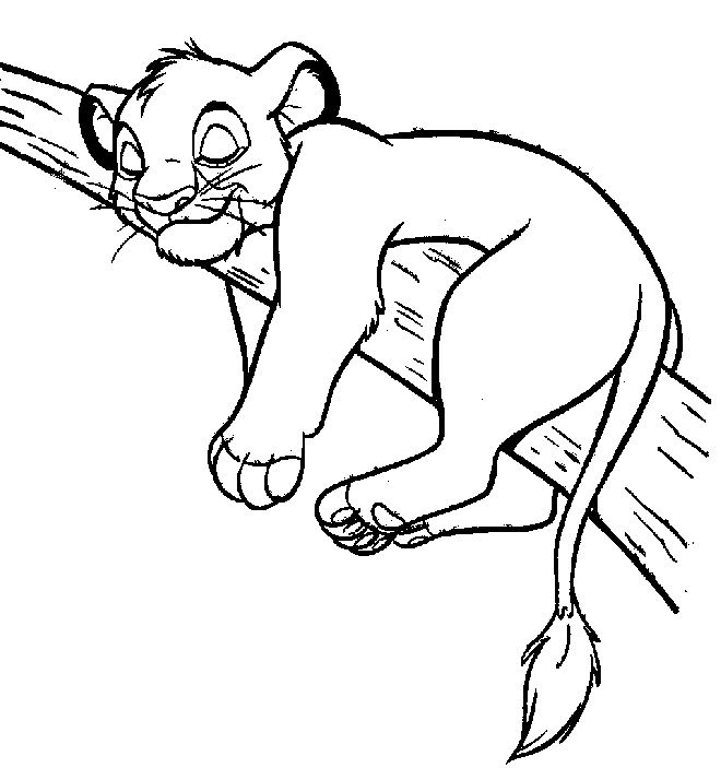 Disegno da colorare: Simba (Film animati) #170033 - Pagine da Colorare Stampabili Gratuite