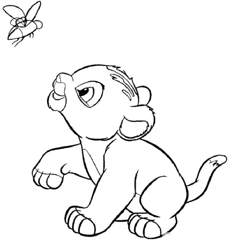 Disegno da colorare: Simba (Film animati) #170035 - Pagine da Colorare Stampabili Gratuite