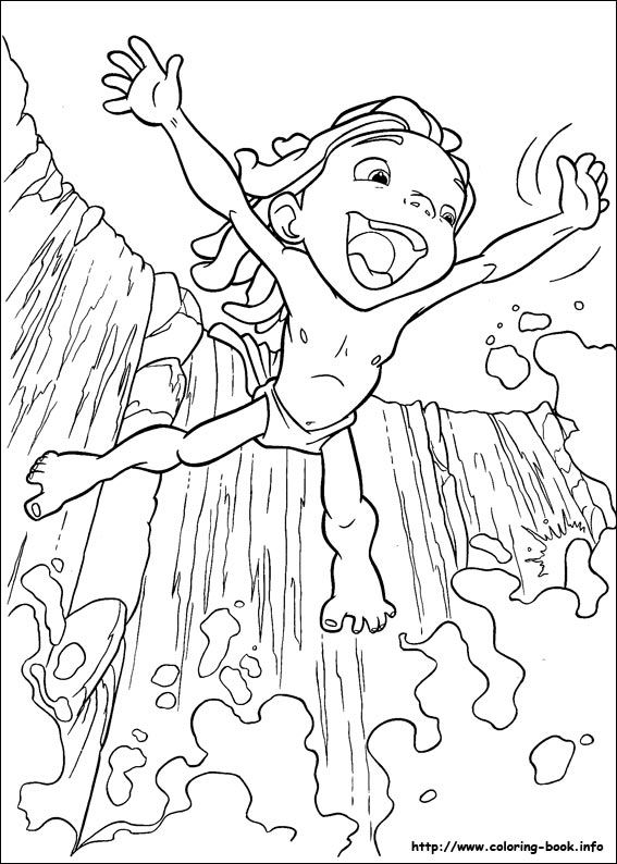 Disegno da colorare: Tarzan (Film animati) #131099 - Pagine da Colorare Stampabili Gratuite