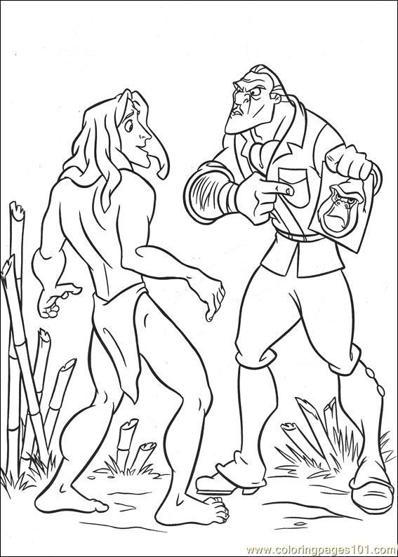 Disegno da colorare: Tarzan (Film animati) #131246 - Pagine da Colorare Stampabili Gratuite