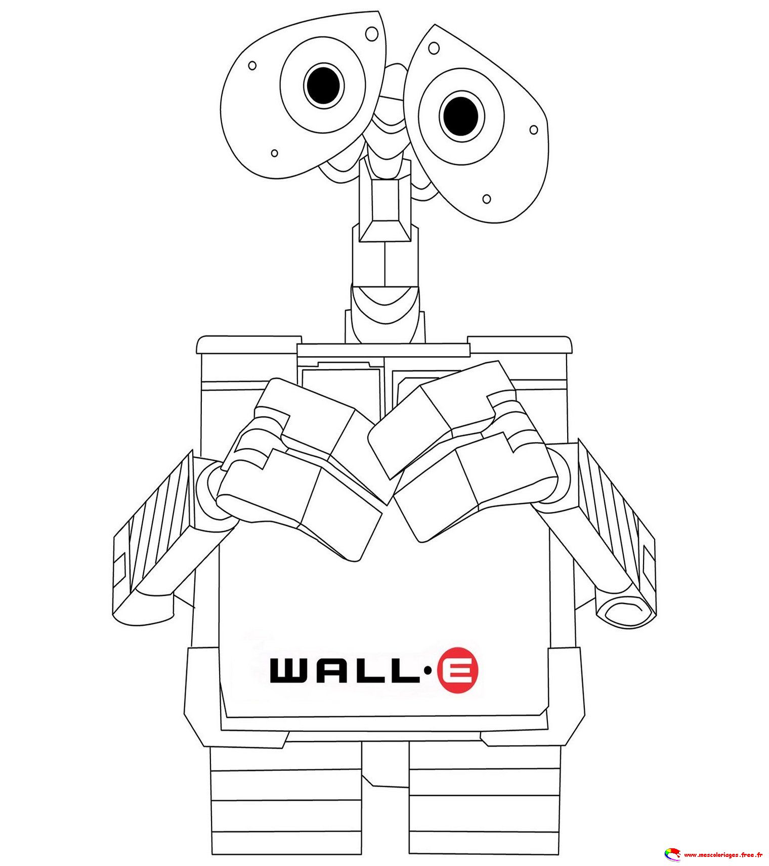 Disegno da colorare: Wall-E (Film animati) #131991 - Pagine da Colorare Stampabili Gratuite