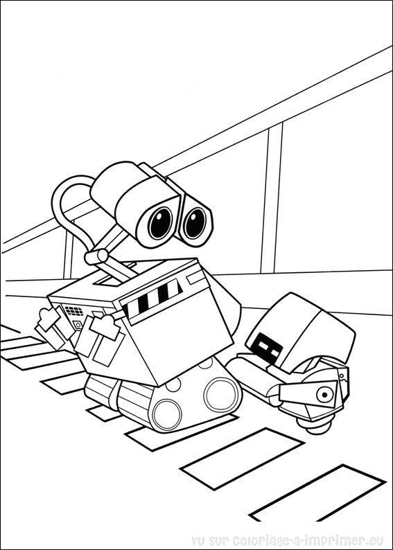 Disegno da colorare: Wall-E (Film animati) #131999 - Pagine da Colorare Stampabili Gratuite