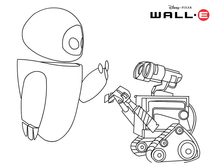 Disegno da colorare: Wall-E (Film animati) #132030 - Pagine da Colorare Stampabili Gratuite
