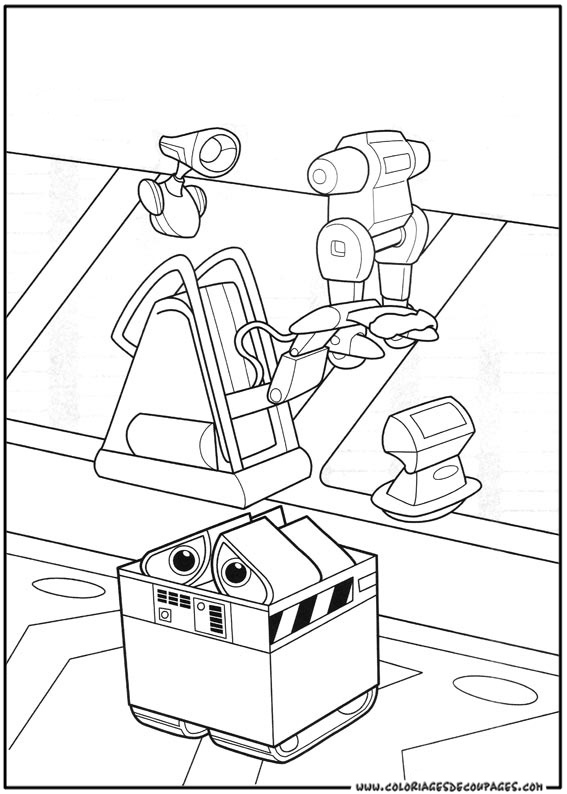 Disegno da colorare: Wall-E (Film animati) #132060 - Pagine da Colorare Stampabili Gratuite