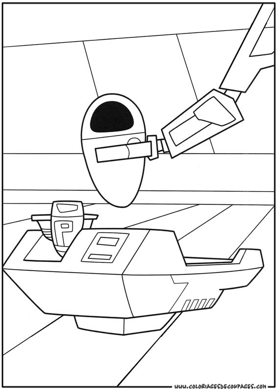 Disegno da colorare: Wall-E (Film animati) #132068 - Pagine da Colorare Stampabili Gratuite