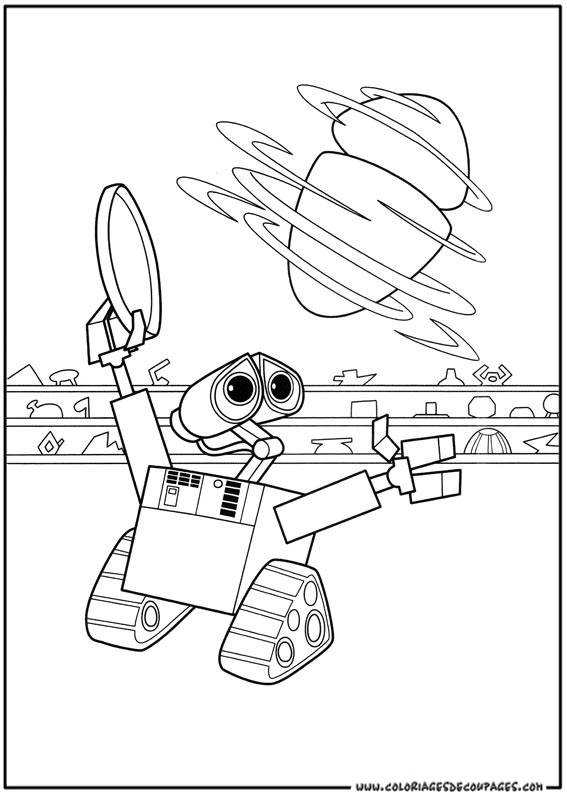 Disegno da colorare: Wall-E (Film animati) #132086 - Pagine da Colorare Stampabili Gratuite