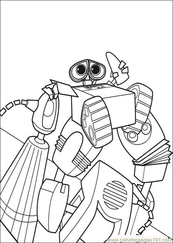 Disegno da colorare: Wall-E (Film animati) #132111 - Pagine da Colorare Stampabili Gratuite