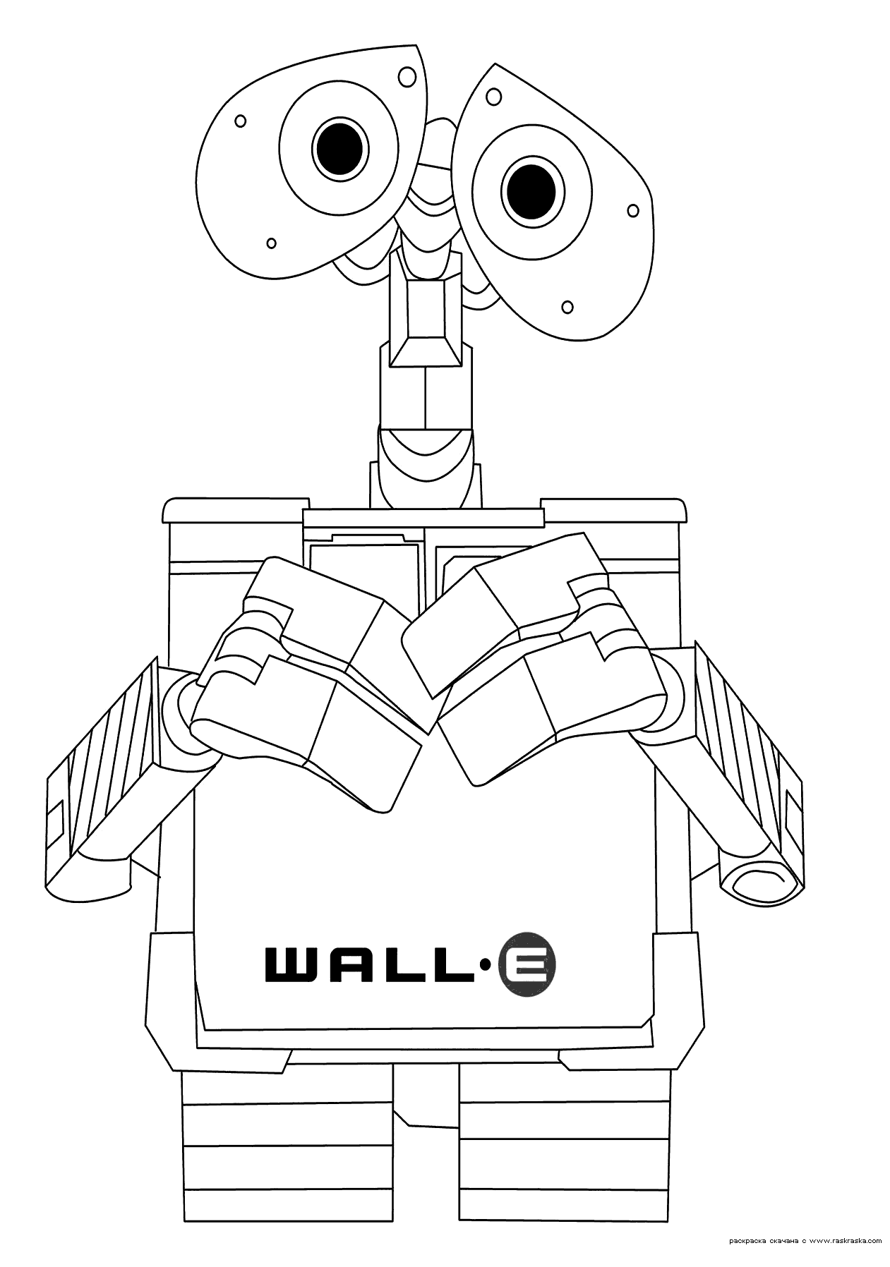 Disegno da colorare: Wall-E (Film animati) #132119 - Pagine da Colorare Stampabili Gratuite