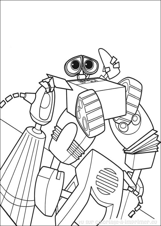 Disegno da colorare: Wall-E (Film animati) #132184 - Pagine da Colorare Stampabili Gratuite