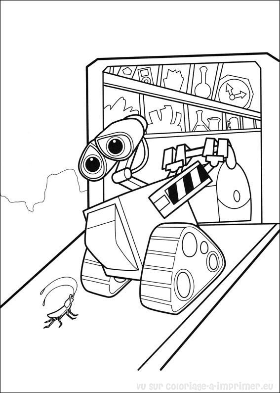 Disegno da colorare: Wall-E (Film animati) #132213 - Pagine da Colorare Stampabili Gratuite