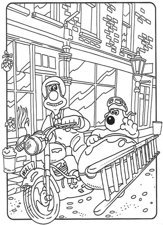 Disegno da colorare: Wallace e Gromit (Film animati) #133465 - Pagine da Colorare Stampabili Gratuite