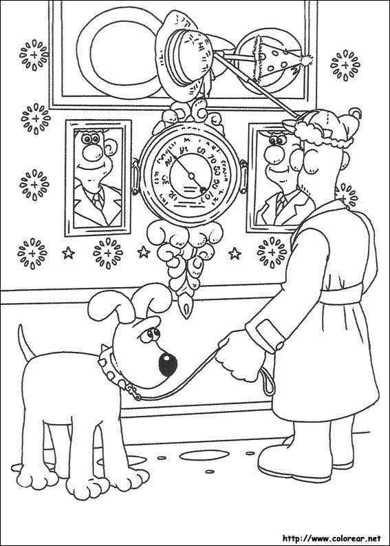 Disegno da colorare: Wallace e Gromit (Film animati) #133468 - Pagine da Colorare Stampabili Gratuite
