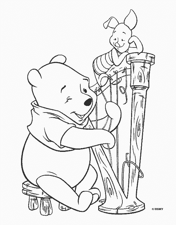 Disegno da colorare: Winnie the Pooh (Film animati) #28625 - Pagine da Colorare Stampabili Gratuite
