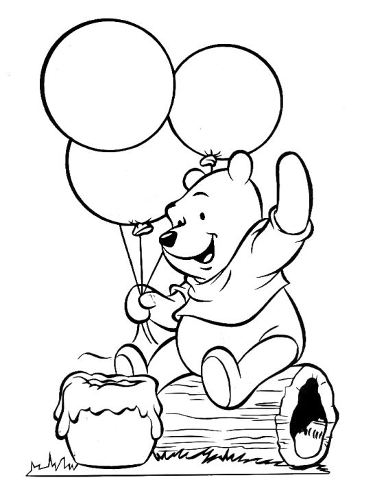 Disegno da colorare: Winnie the Pooh (Film animati) #28668 - Pagine da Colorare Stampabili Gratuite