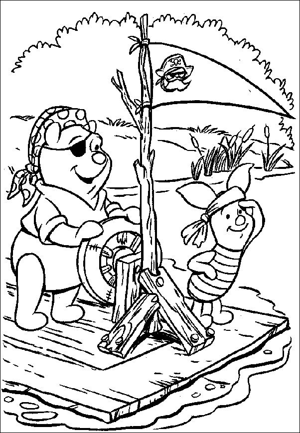 Disegno da colorare: Winnie the Pooh (Film animati) #28702 - Pagine da Colorare Stampabili Gratuite