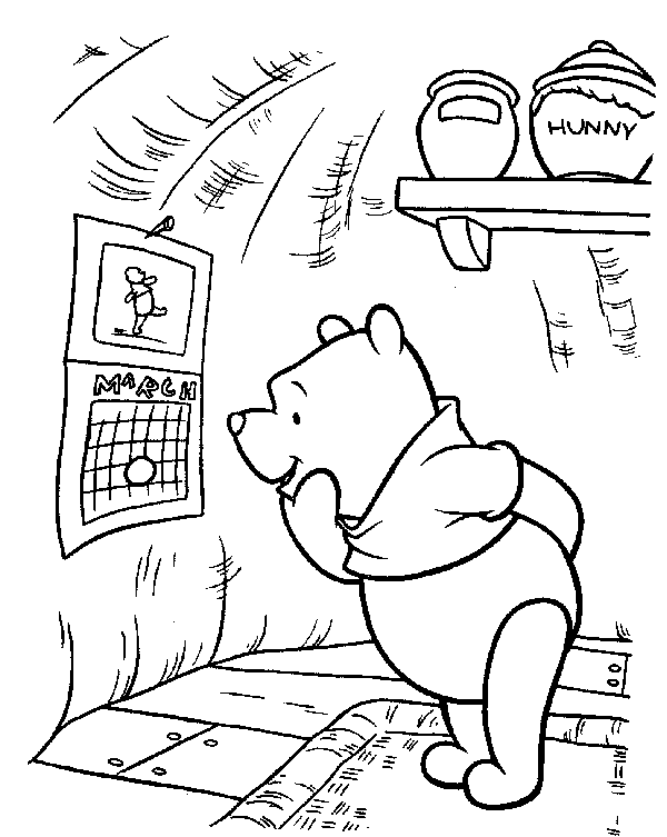 Disegno da colorare: Winnie the Pooh (Film animati) #28727 - Pagine da Colorare Stampabili Gratuite